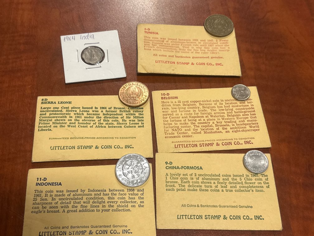 Six World Coins