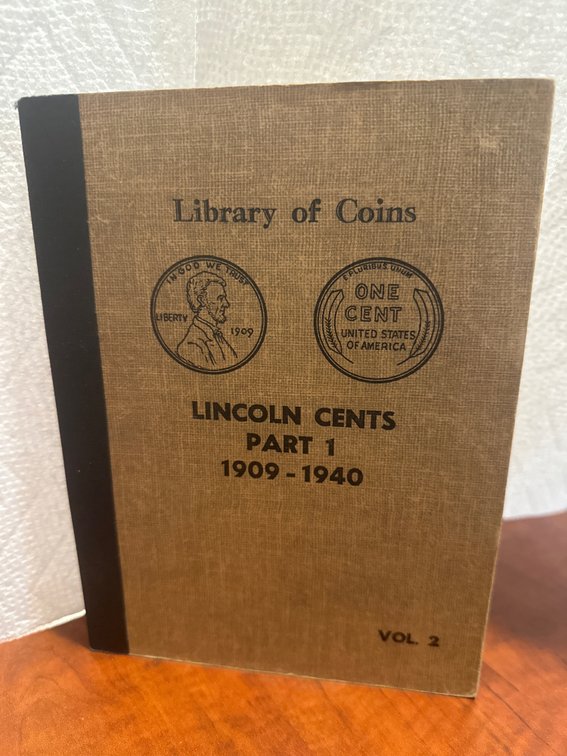 Library of Coins Lincoln Cents 1909-1940 Vol. 2 Album with Coins