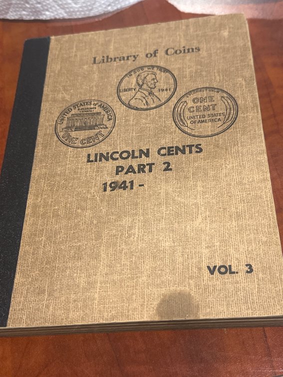 Library of Coins Lincoln Cents Part 2 Album with Cents