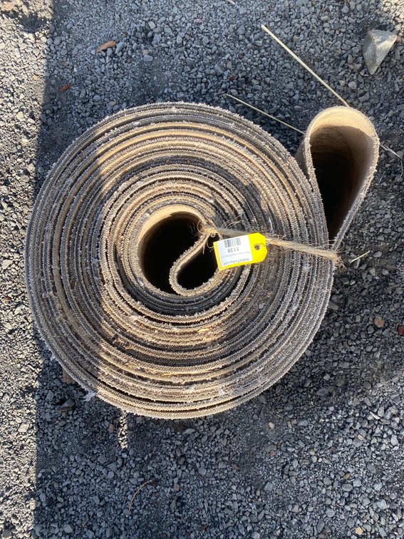 Roll of leather belt
