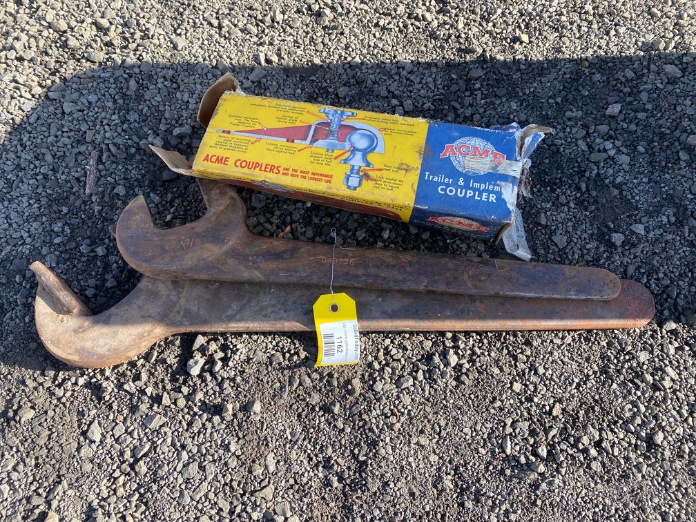 Open-End Forged Steel Wrenches and ACME Trailer Coupler