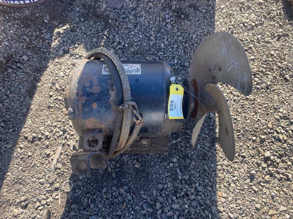 Wagner Electric Motor with Attached Fan Blade