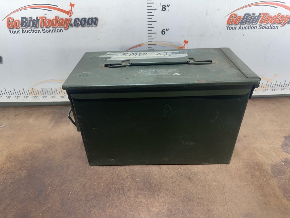 Olive Drab Metal Ammunition Can