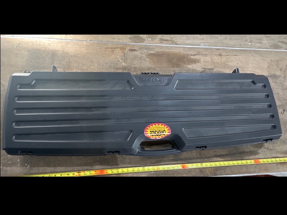 Gun Guard Oversize Molded Hard Plastic Double Rifle Case