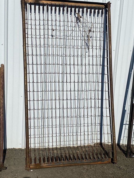 Vintage Metal Wire Link Bed Spring Frame