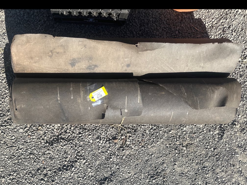 Two Rolls of Asphalt Roofing Felt Paper