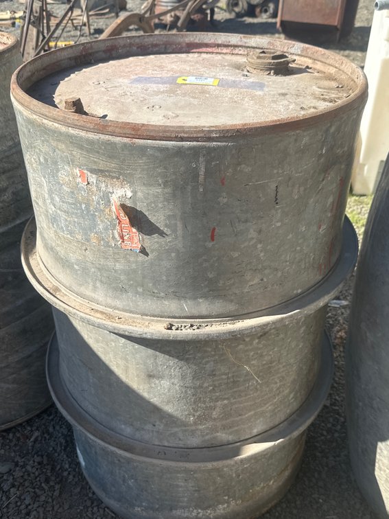 Galvanized Steel Drum with Threaded Bungs