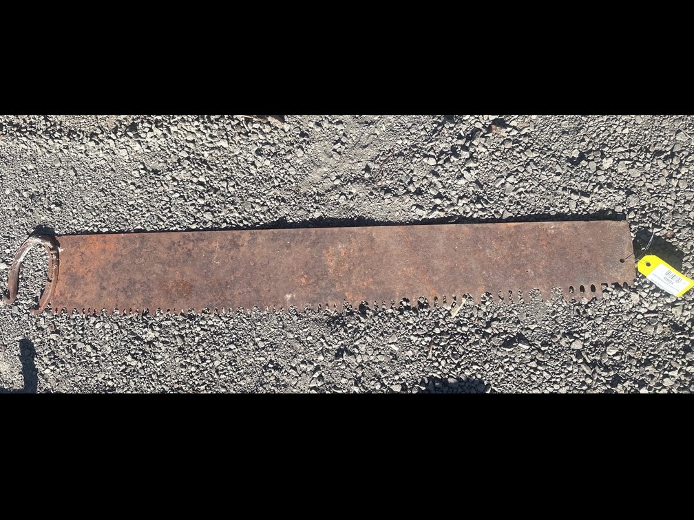 Steel Crosscut Saw Blade with Horseshoe Handle