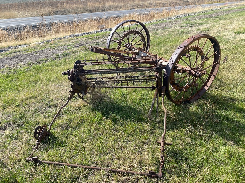 Possibly manure spreader