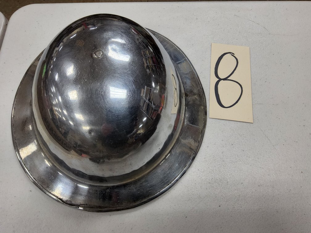 WWI British Brodie Helmet, chrome plated for parade use
