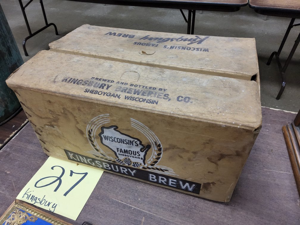Partial case of Kingsbury near beer