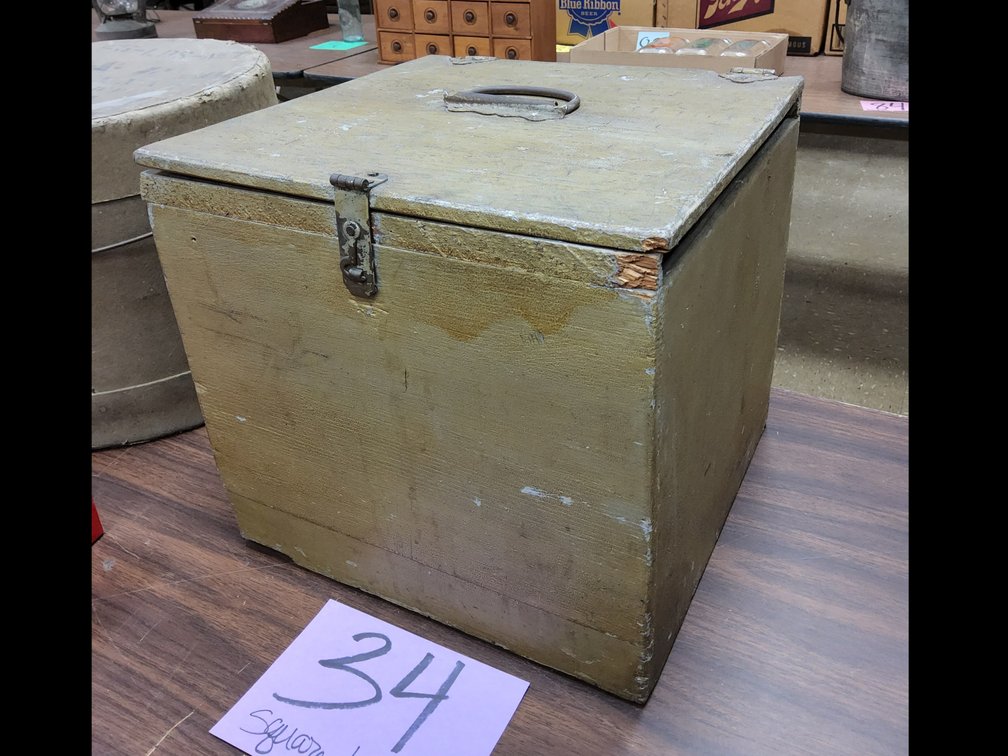 Wooden egg shipping crate