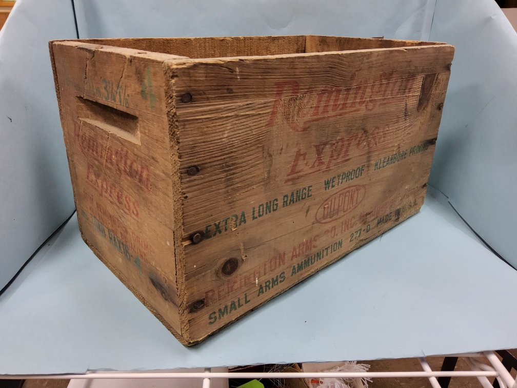 Remington 16 ga shotgun shell crate