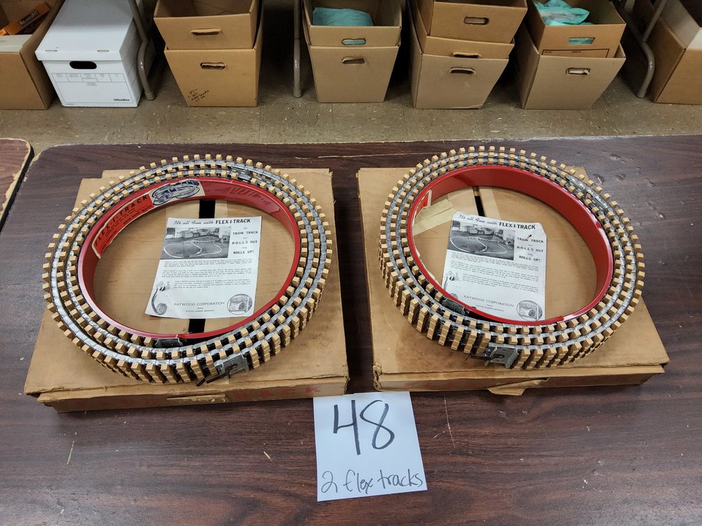 20' linear feet of NOS O gauge model railroad Flexi-Track