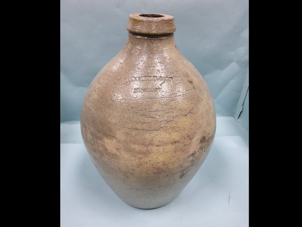 J.B. Maxfield 1 gl ovoid jug