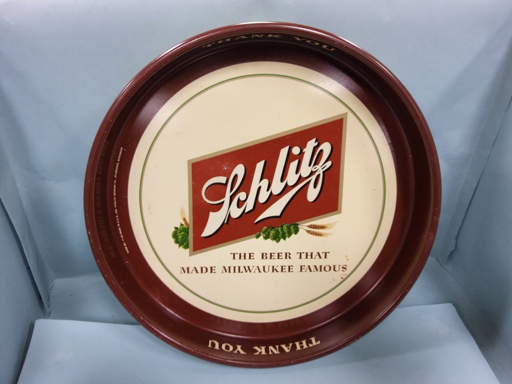 Classic Schlitz beer tray. 