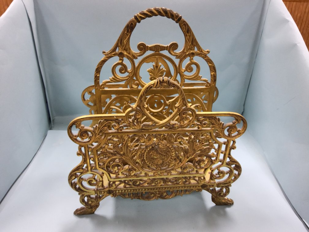Very nice Bradley and Hubbard letter holder No. 3572