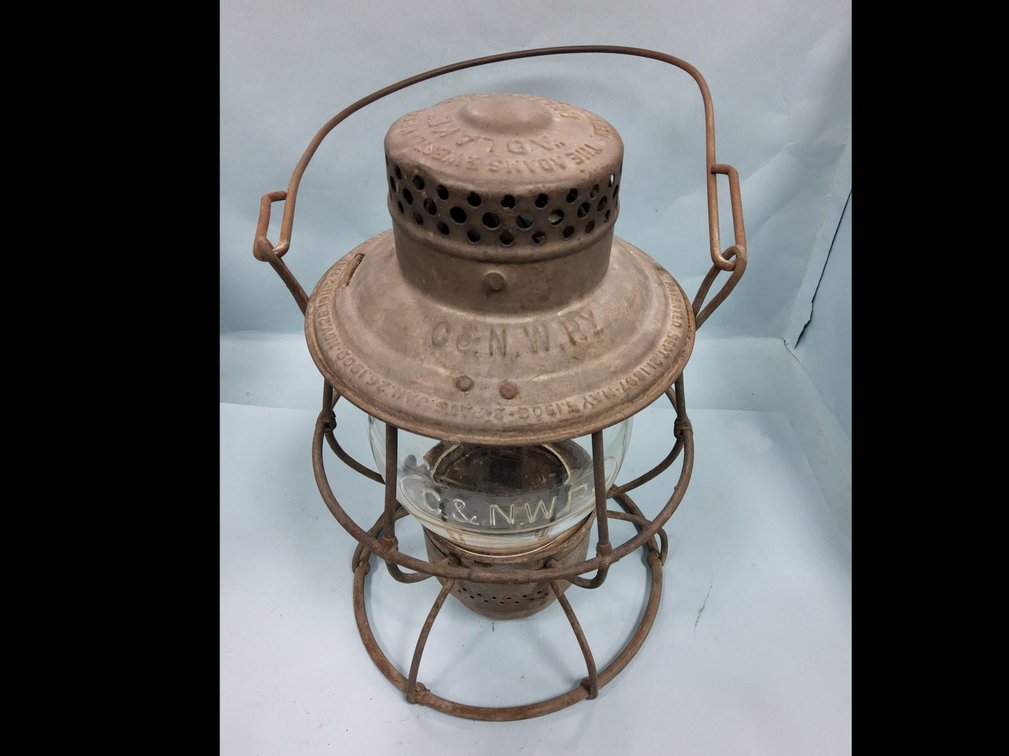 Adlake Reliable C&NWRy RR lantern