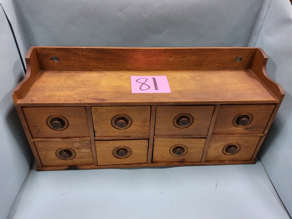 Hanging spice cabinet