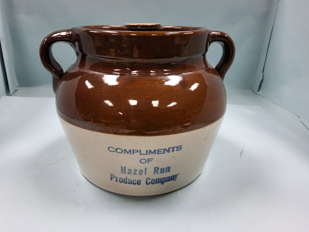 Red Wing advertising bean pot