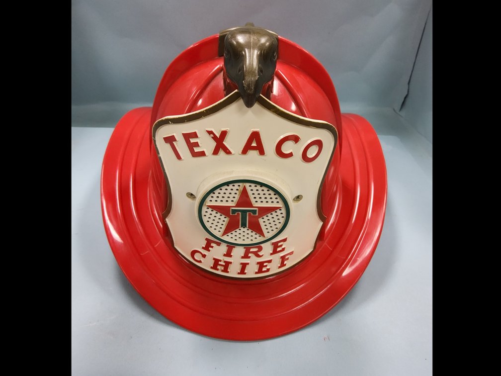 Texaco battery operated Fireman Helmet