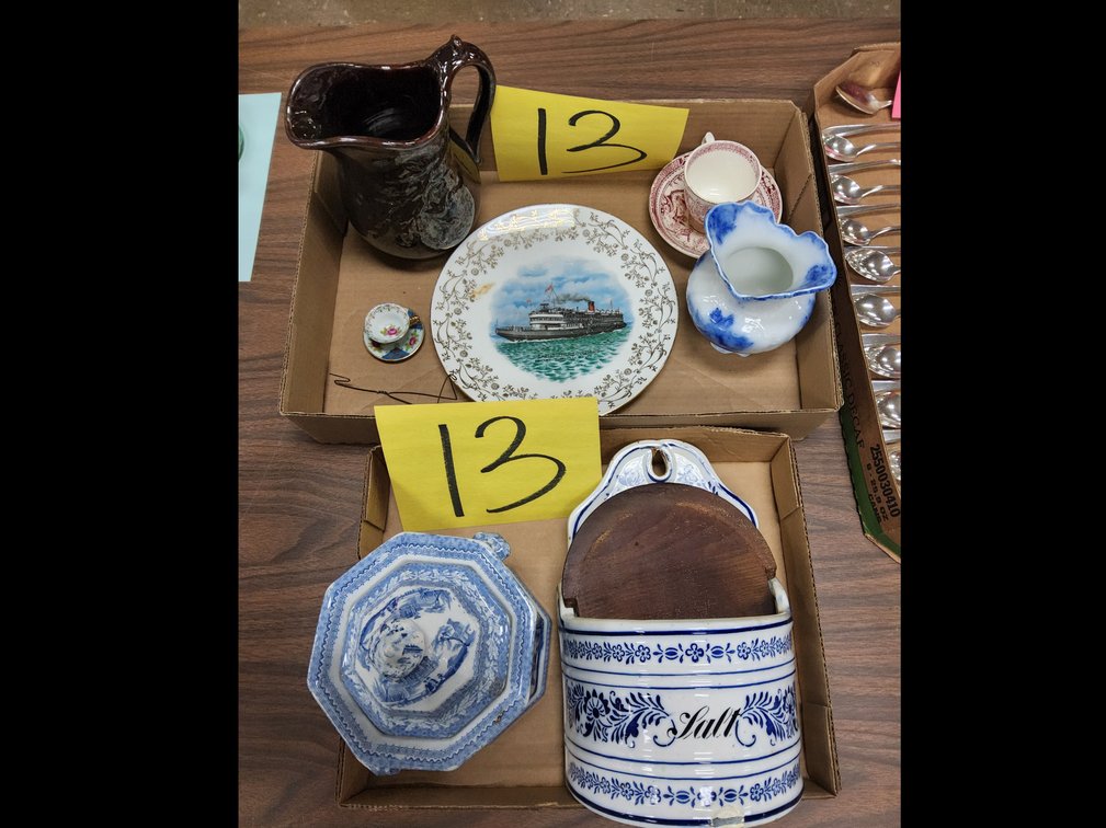 Assorted pottery and porcelain