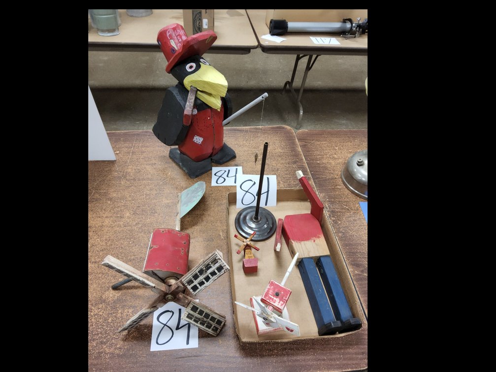 Whirligig pieces and parts