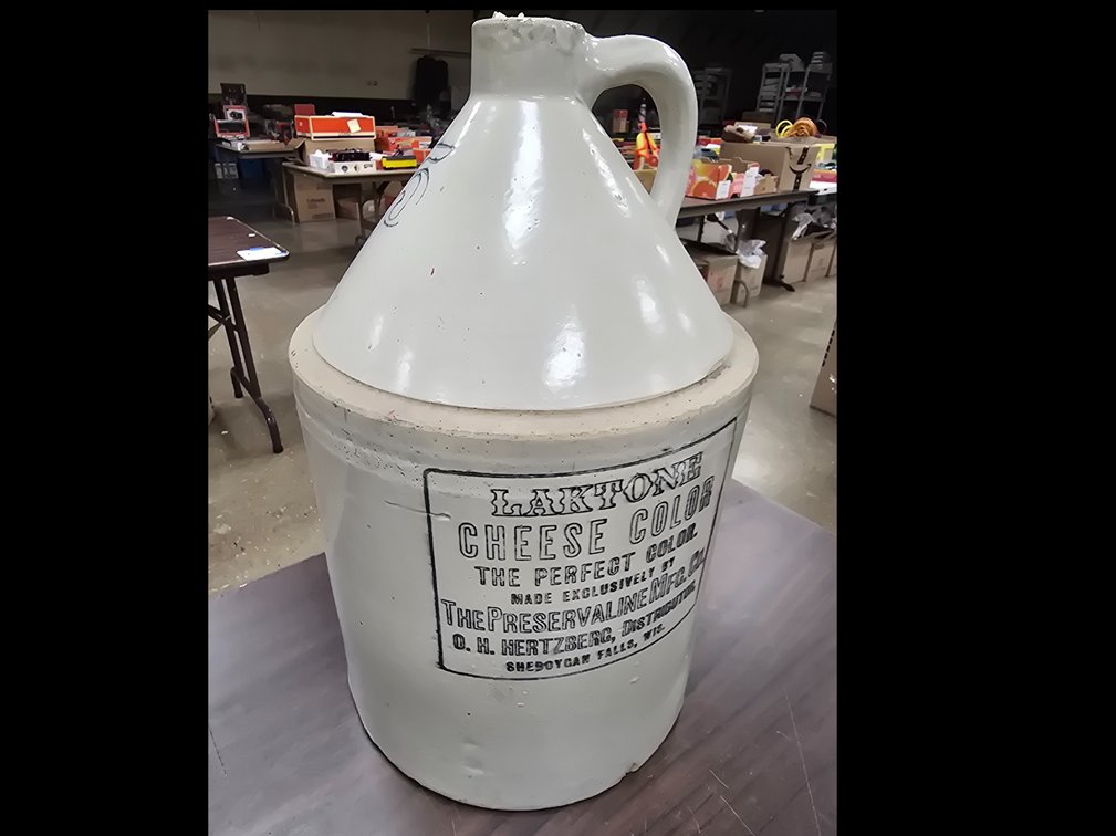 5 gl Laktone Cheese Color Advertising Jug