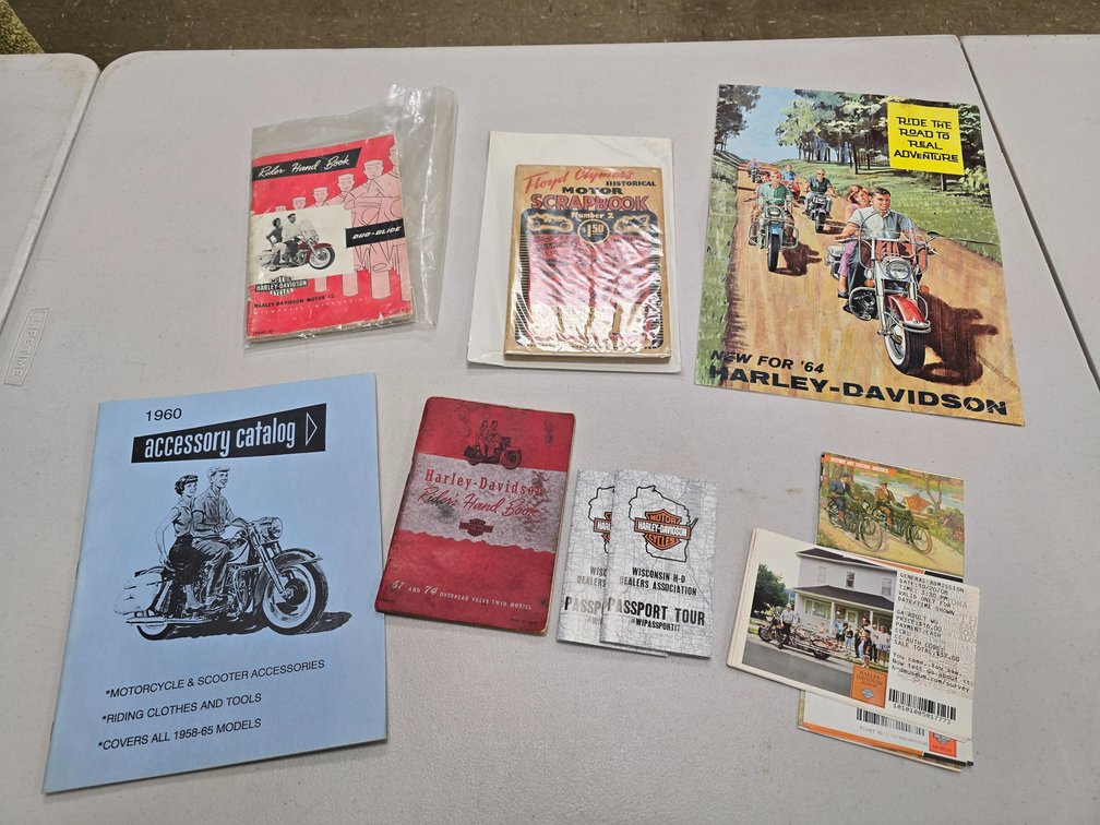 Assorted New & Old Harley Paper