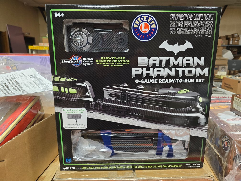 Lionel Batman Phantom 6-81470 Ready To Run Set