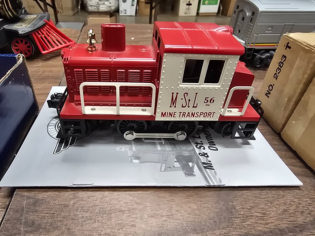 Lionel M St L 56 Mine Transport, Minneapolis & St Louis Vulcan Switcher