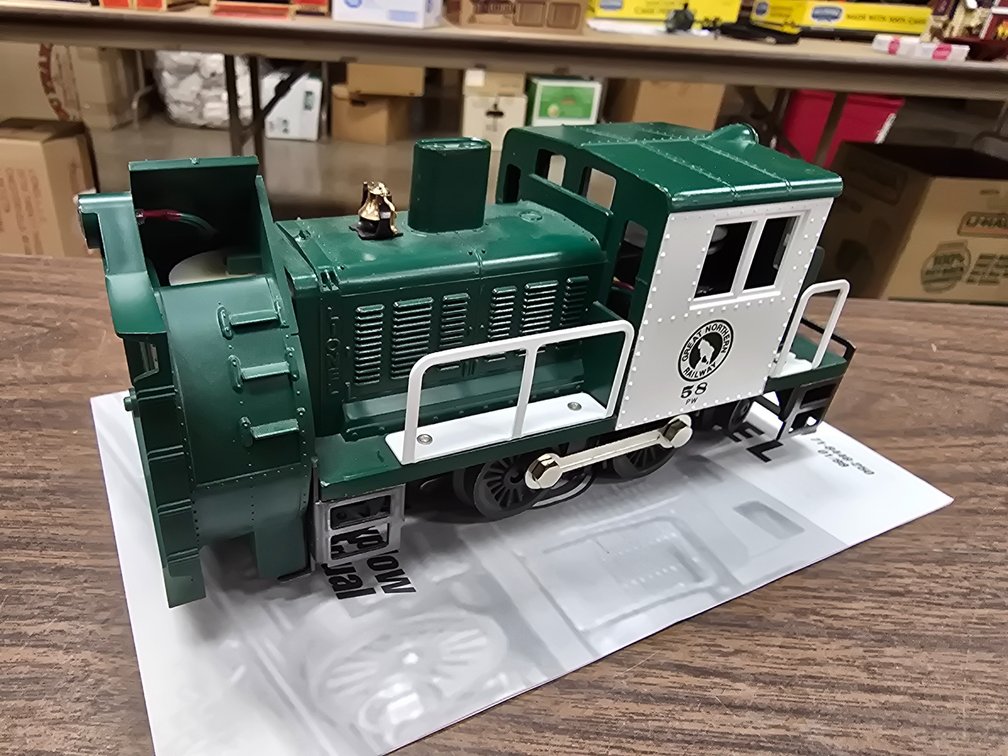 Lionel Great Northern 58 Motorized Rotary Snow Plow Switcher