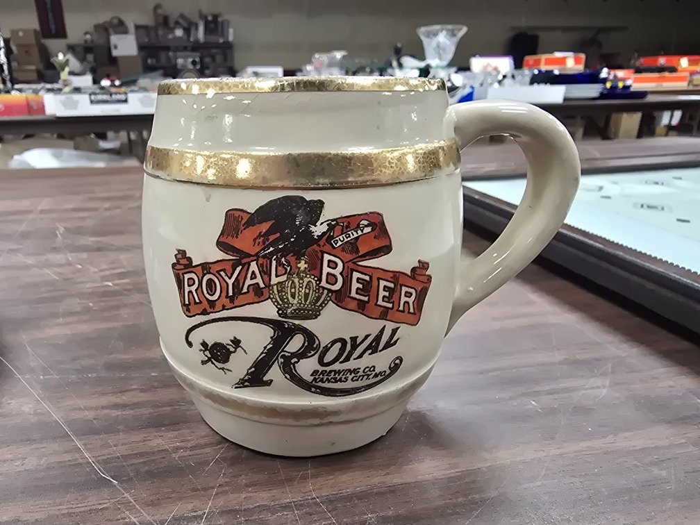 Royal Beer Mug from the Royal Brewing Co. Kansas City, MO