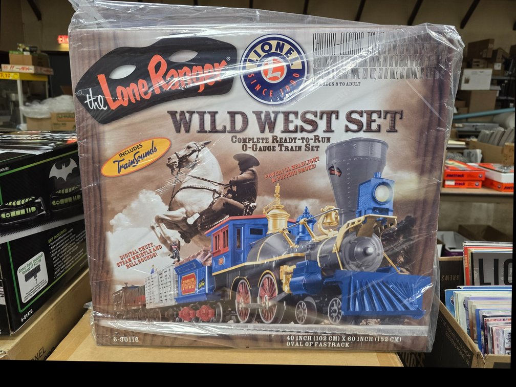 Lionel Lone Ranger Wild West Set 6-30116 and bonus 6-26687 gondola