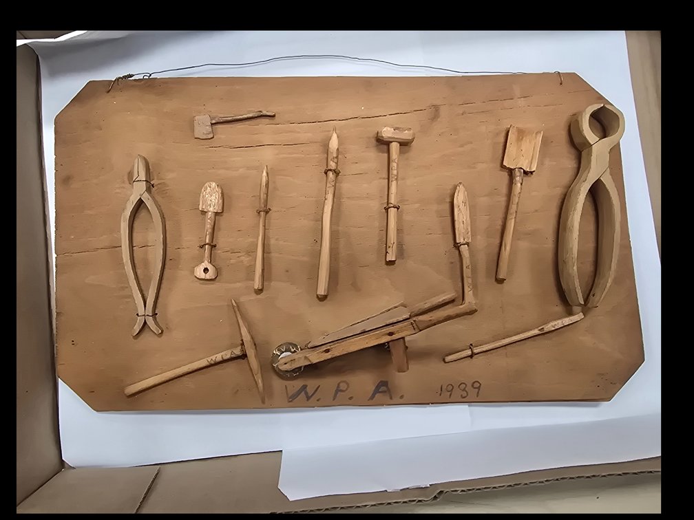 Labeled as a WPA project, 1939