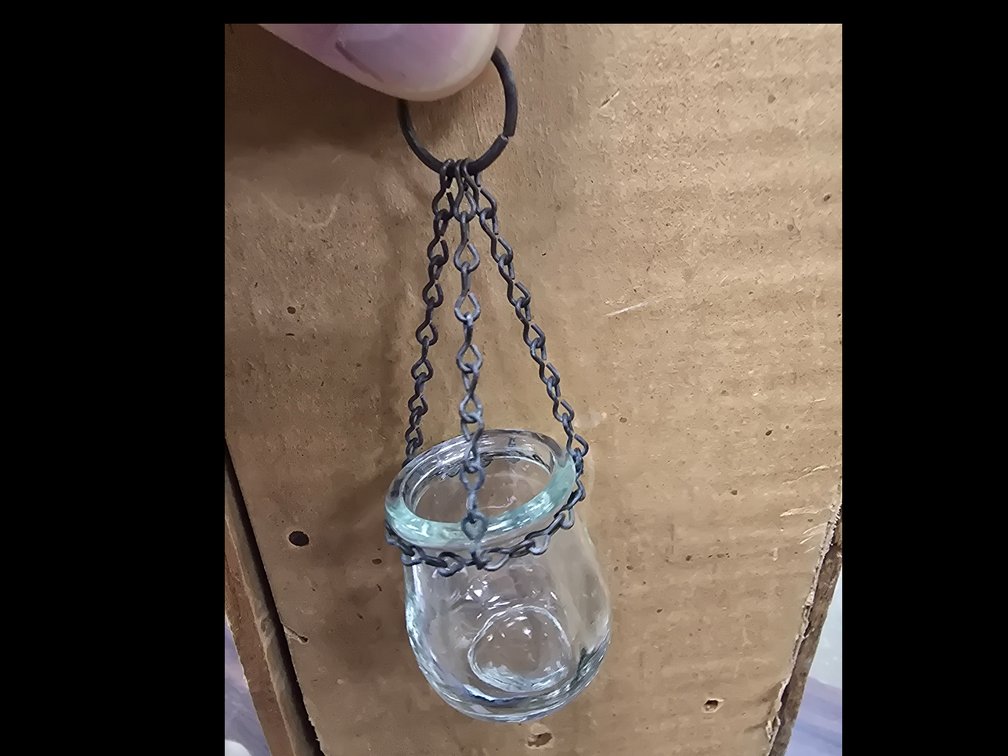 Hanging match holder