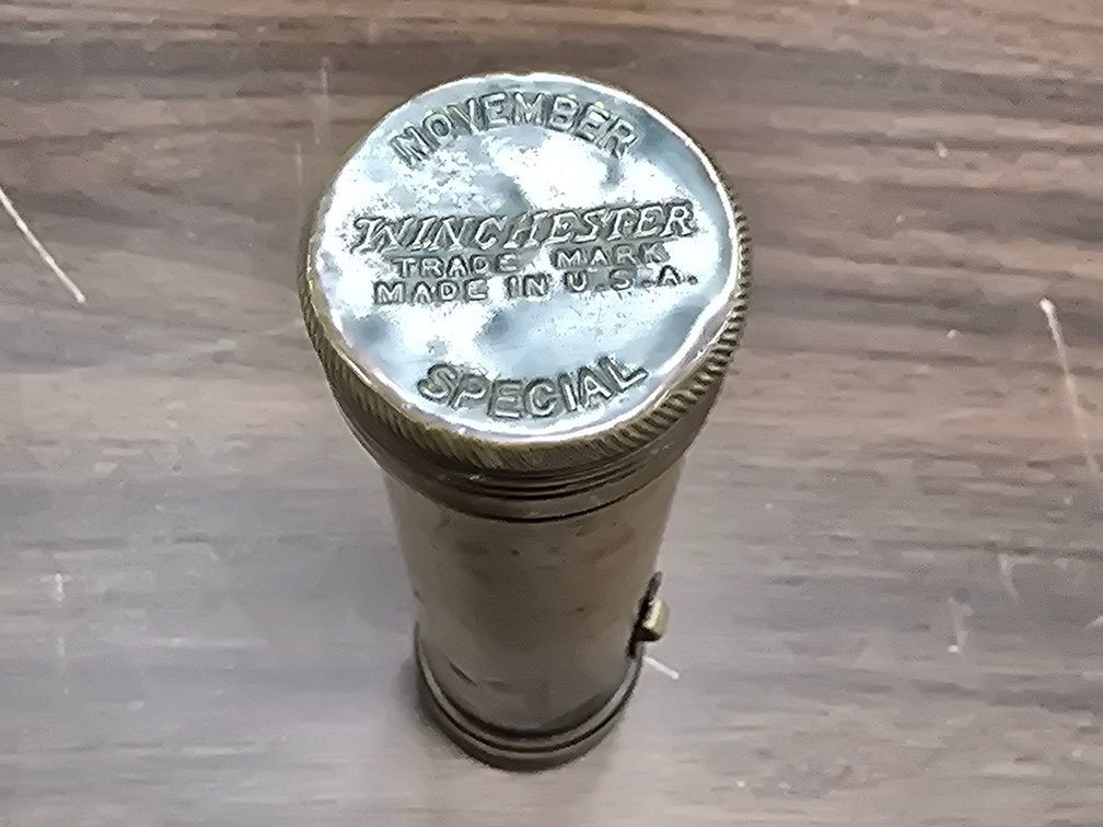 Winchester November Special brass flashlight