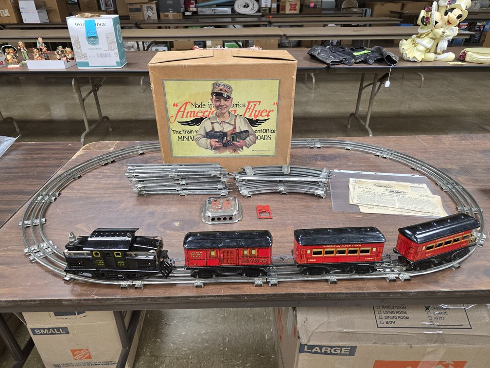 American Flyer O ga train set No. 1221