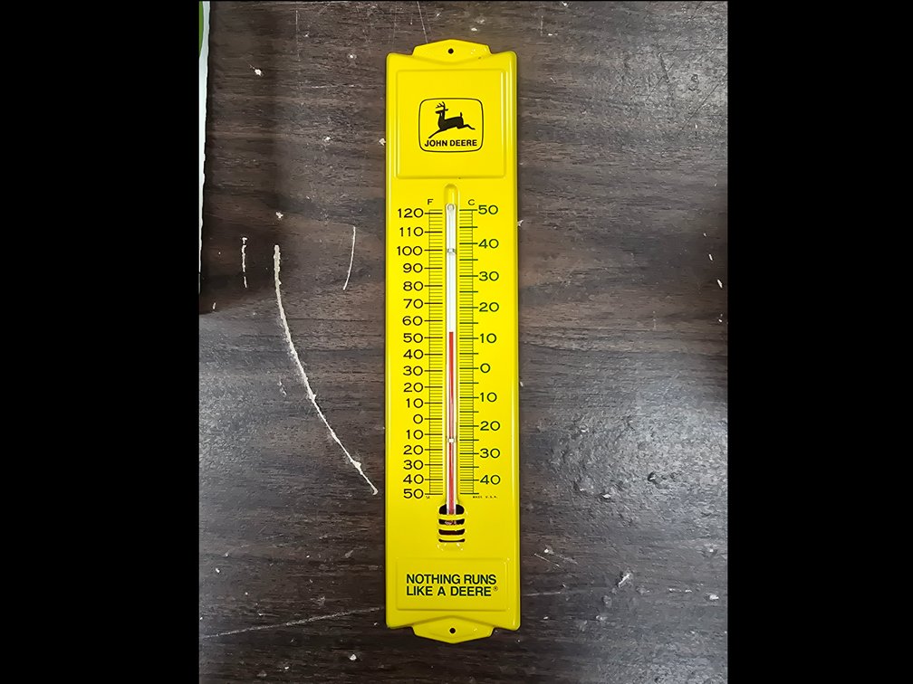 John Deere alcohol thermometer.