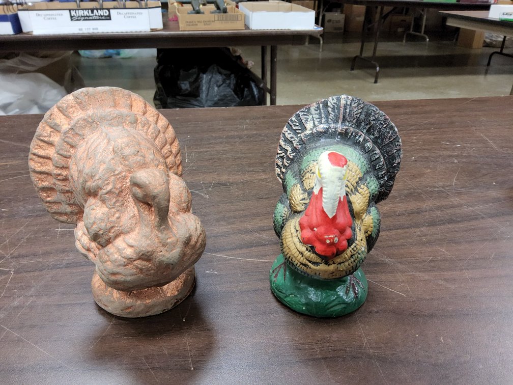 Bronze and Wild Turkey candy containers