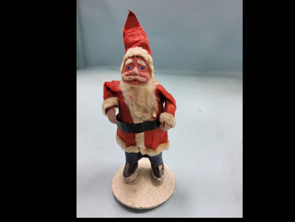 Clay face Santa