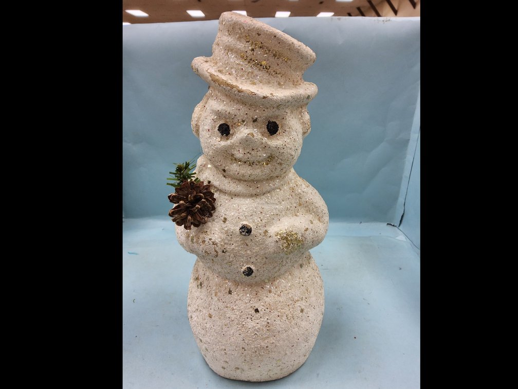 Paper Mache Snowman
