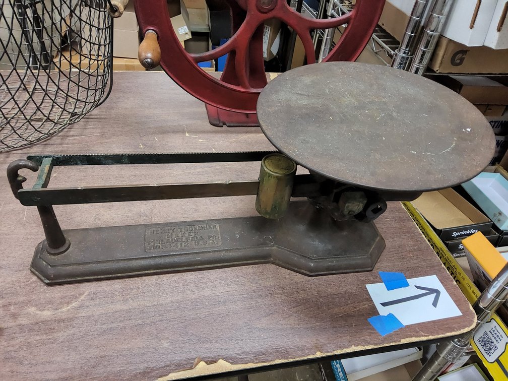 Troemner No. 4412 beam scale,  20 lb capacity