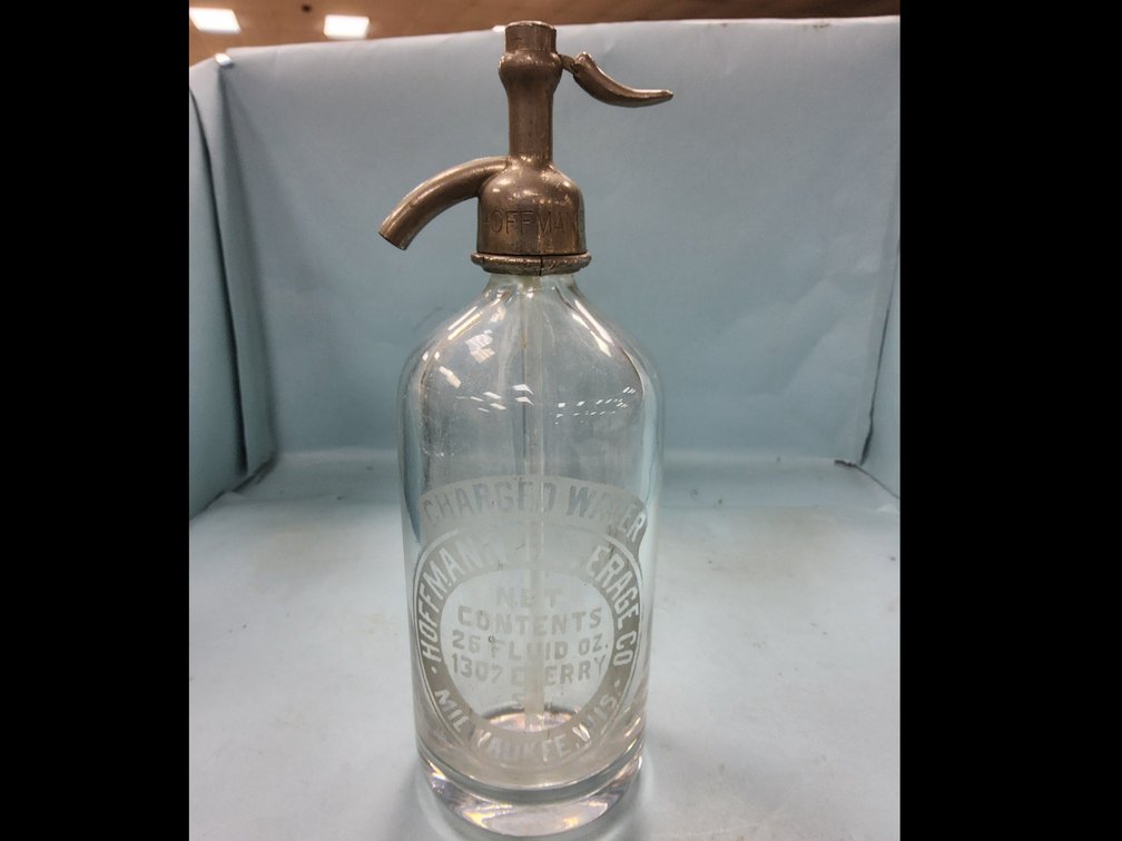 Hoffmann Beverage Co. Milwaukee Seltzer Bottle