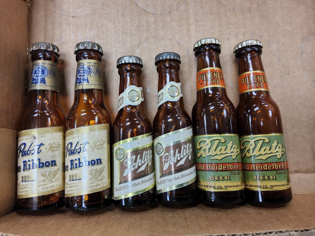 3 sets of Souvenir/ shaker mini bottles