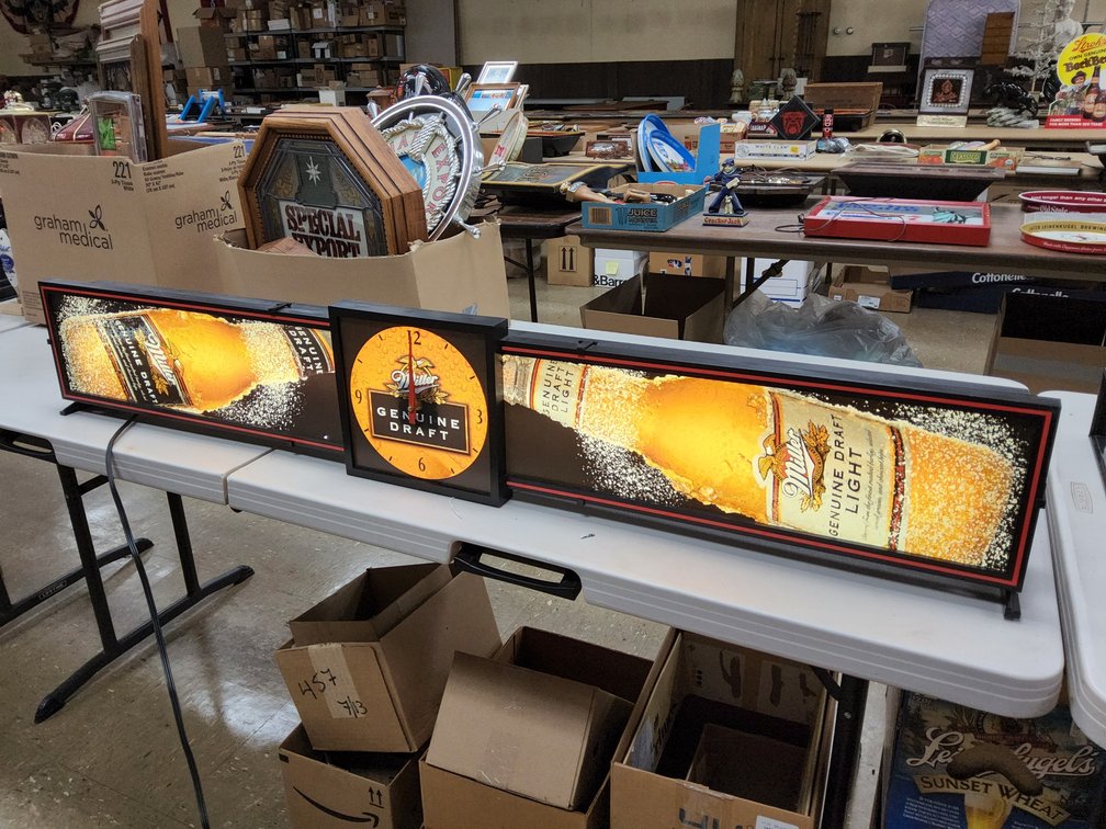 MGD illuminated sign 