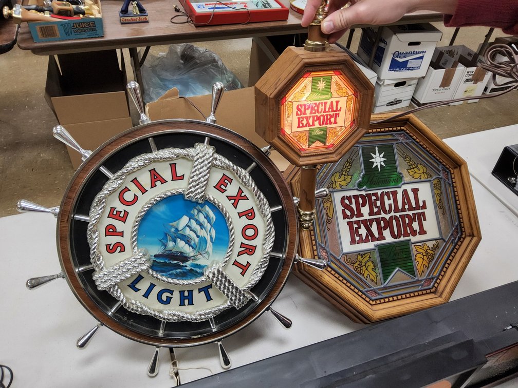 3 Special Export Lighted Signs