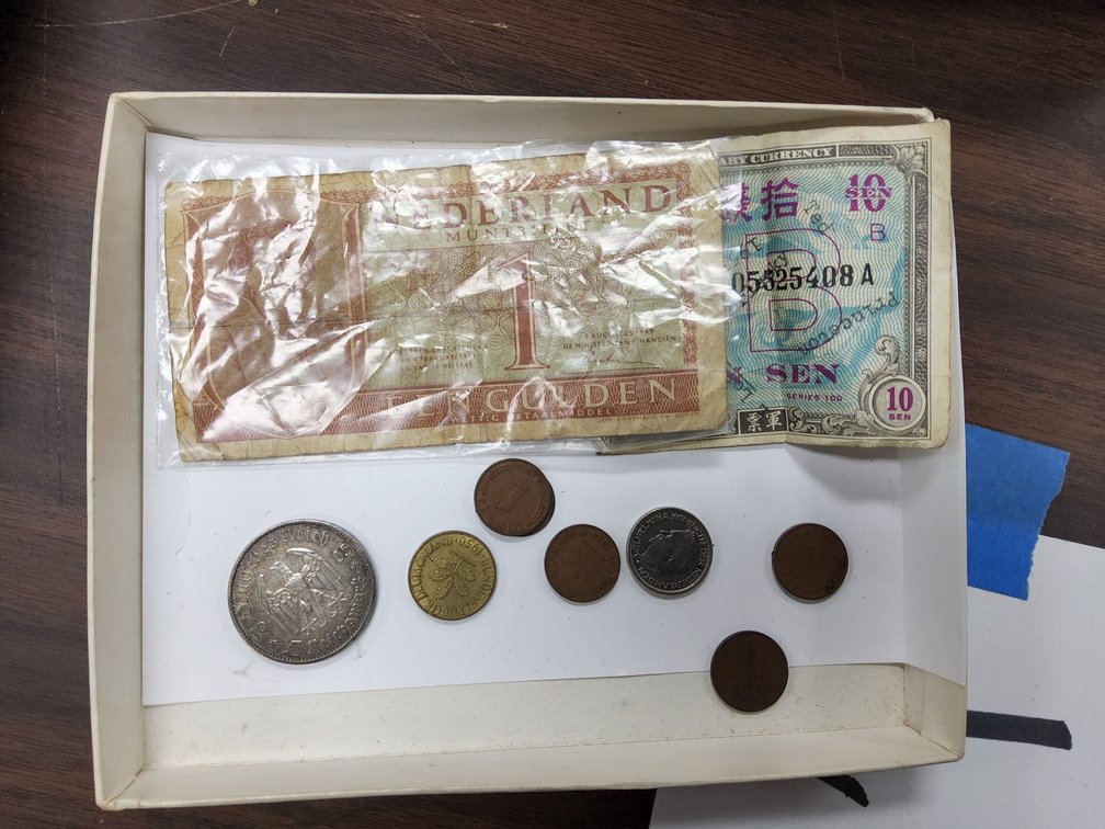 Foreign coins and currency