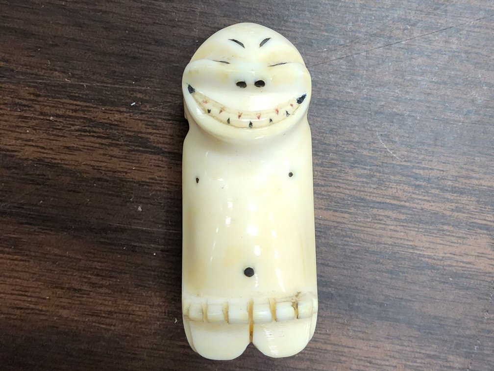 Alaskan Walrus Ivory Billikin 