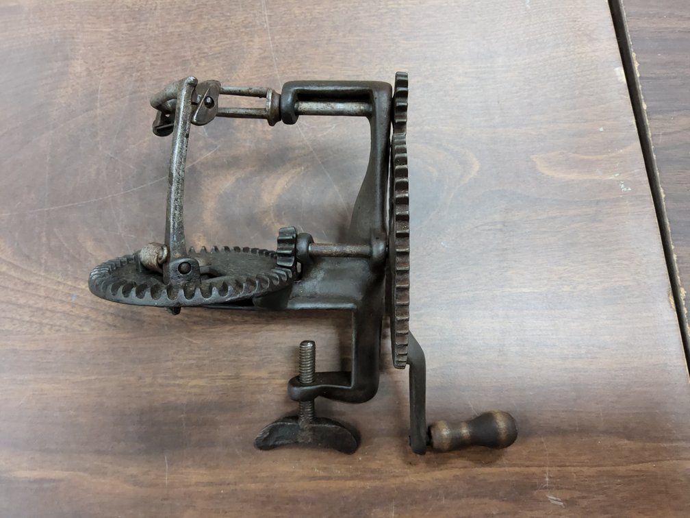 Lockey & Howland mechanical apple peeler 